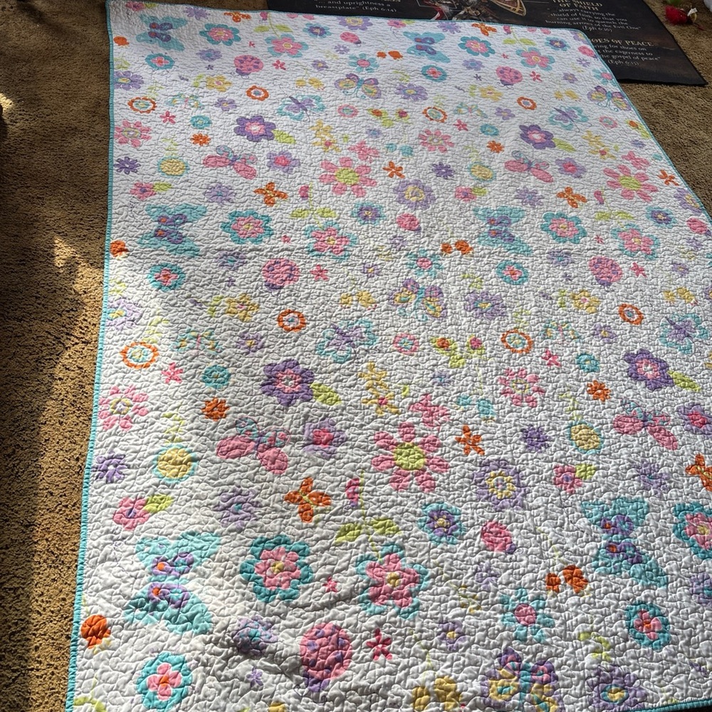 Floral Patterned Quilt
